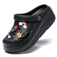 Gardener Platform Clogs Slippers Hight Heels Mules Clog Slip on Wedge Sandals
