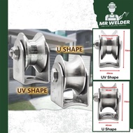 2.5" SUS304 auto gate roller wheel / gate bearing / sliding gate roller / roda pagar besi / gate roller bearing /folding