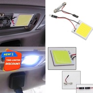 LED COB Car Interior Light - Universal Dome Lamp with T10 Festoon Adapter for Roof & Cabin