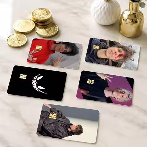 I-Influencer El Rubius Credit Card HD Stickers Small Chip Waterproof Sticker Game Card Decal Gift