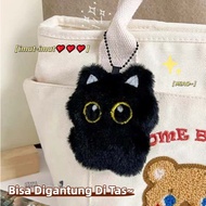 GANTUNGAN Cute black cat key cat key/ luxury key/ cute doll cat/ couple and friend backpack chain/ s