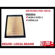 PERODUA ALZA 2022, ATIVA Air Filter / 17801-BZ110