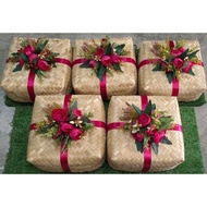 Kotak Hantaran Hidden Mengkuang Siap Gubah