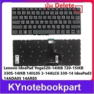 KEYBOARD NOTEBOOK Lenovo IdeaPad Yoga520-14IKB 720-15IKB 330S-14IKB 14IIL05 3-14ALC6 330-14 IdeaPad3