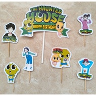 cake topper hiasan kue ulang tahun tema Shinbi the haunted house