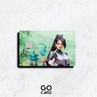 Skin Stiker Kartu Atm Valorant CHIP Hologram | GO CARD