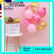 Happy Birthday Balloon Air Balls Stick Stand Balloons Birthday Party Decor Kid Adult Arch Table Hold