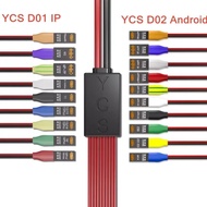 YCS D02 D01 Power On Charging Detection Power Cord For HW SAM Android Battery Clip Motherboard Testi