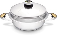 Zepter URA Masterpiece stainless steel cookware. 3Qt safe nonstick pan, dutch oven & casserole w/lid