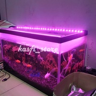 Lampu LED 50cm Pink+Kabel USB lampu aquarium Channa lampu aquascape Lampu LED 5 Volt kabel USB