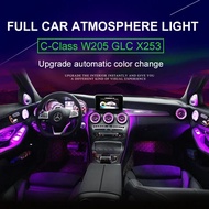 15pc/set Ambient light For Mercedes benz W205 C class C260 C63 C200 C250 X253 GLC C180 Atmosphere ad