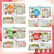 ️ Baby Audiobook < Windmill > FOOD Superman Touch Learning Wall Chart ABC+123 Audio ㄅㄆㄇ Animal Traff