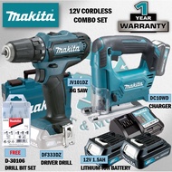 MAKITA 12V Cordless Combo Set RM699 ( DF333DWYE 12V Cordless Driver Drill & JV101DZ 12V Cordless Jig
