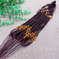 Combo of 5 parachute cords to tie pendants - With buckle to adjust width 60cm, shrink 48cm - Cord di