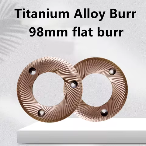 Big Size 98MM Titanium Alloy Cofffee Grinder Disc Burr Flat Burr For C98pro-DL And EK43 Coffee Grind