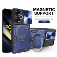 Redmi 13 4g 2024 trượt camera bảo vệ ốp điện thoại cho redmi13 13C 5G 4G Vòng nhẫn Vỏ giáp Khung giá