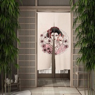 Japanese Linen Curtain, Kitchen Divider, Decorative Curtains for Living Room, Blackout Curtain, Kitc