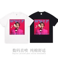 2025 Luo Zhixiang Au Shanghai Concert Ticket Support Merchandise Same Style Short Sleeve T-Shirt Pur