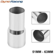 51MM TO 63MM Exhaust 2 Step Reducer Adapter Connector Tube Stainless Steel Pipe Cone Auto Pro Zone