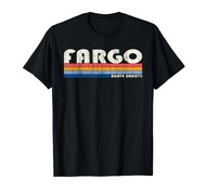 Vintage 70s 80s Style Fargo ND T-Shirt