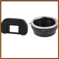 [V E C K] Wrapped Plastic Eyecup Eyepiece EB for Canon EOS 60Da 6D 5DII &amp; for Canon EOS EF/EFS Lens to Fujifilm X-Mount Adapter