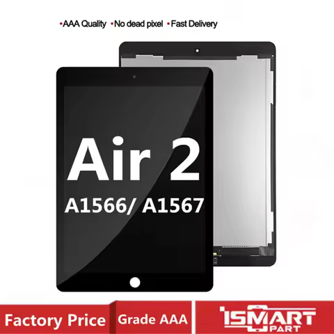 Tested For iPad Air 2 LCD Assembly For iPad 6 A1567 A1566 Lcd Display with Touch Screen Digitizer Pa