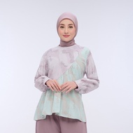 Zm Zaskia Mecca Feat Fanny Fabriana - Xanju Orchid Blouse - Jelita Indonesia - Geopark Belitung Edit