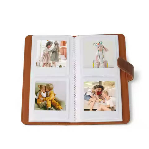 80 Pockets Instant Photo Album Mini Photo Album PU Leather Case for Fujifilm SQ1 SQ6 SQ20 SQ10 SP3 C