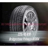 225/45/18 l Bridgestone Potenza RE004 l Year 2024 | New Tyre | Minimum buy 2 or 4pcs