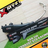 RS150 RSX150 MVR1 EXHAUST EKZOS WITH COVER SEKALI CUTTING STANDARD 32MM