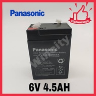 Panasonic 6v 4.5ah Rechargeable Battery Seal Lead Acid Battery