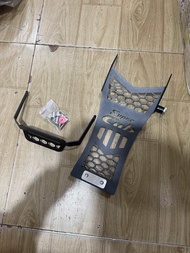 Baga giữa cub 125cc inox sơn tĩnh điện có ốc lắp đầy đủ ( phụ tùng dọn xe)