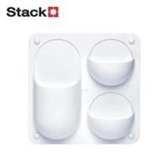 ที่ใส่ของแม่เหล็ก STACKO BUBBLE B 21X21X5.3 ซม. สีขาว (1268580)