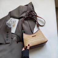 New Handwoven Bag | Beach Vacation Straw Bag | Unique Shoulder Crossbody