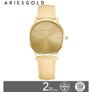 ARIES GOLD L1023 G-G Urban Gold case Leather Strap Sapphire Glass Women's Watch