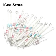 5Pcs RF Thermal Fuse 250V 10A 15A 20A Ceramic Temperature Fuse 130/155/165/185/216/230/240C Degrees