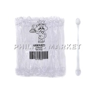 MTRADE Disposable 5 Inch Clear Plastic Stirrers 100pcs
