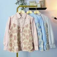 KEMEJA WAIDIA - SEQUIN SHIRT BORKAT SHIRT WOMEN'S SHIRT WOMEN'S TOP BORKAT TOP SEQUIN TOP