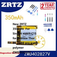 New ZRTZ 350mAh  For Sinsoft watch C1S for Zeblaze Thor 3G kw88 pro watch polymer ZWD402827V