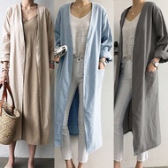 HIJABISTA STYLES 🇲🇾 Cardigan Labuh Panjang Long Cardigan Muslimah Style Cotton Sejuk Plus Size Dress