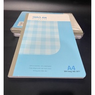 A4 size 120-page lined and lined lesson plan book