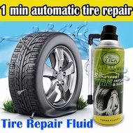 ■Tire Repair Fluid Tire Sealant &amp; Inflator 450Ml Inflatable Tire Quick Tire Repair Autotire Sealer