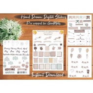 100+ Digital Planner Stickers Good Notes