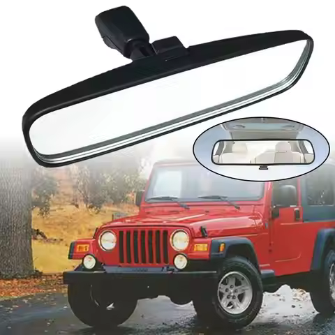 Car Interior Inside Rear View Mirror Assembly For Jeep Wrangler CJ YJ TJ JK 1976-2012 96321-2DR0A HD