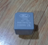 Relay Ford แท้  F80B-14B192-AA สีเทา FOMOCO 4 ขา 12V 70A (V23136-J4-X89) 5M5T14B192EA