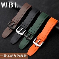 2024 High quality☂ 蔡-电子1 Silicone watch strap 22MM men's black silicone suitable for Tissot Mido Casio Seiko Huawei and IWC watch straps