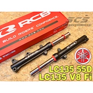 RCB FE Black Fork Set Yamaha LC135 55D 26MM Accessories Motor LC135 V8 Fi Upgrade Fork Lay Suspensio