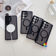 Frosted Phone Case Magnetic Charging Suitable For Samsung S26 S25 S24 FE Ultra A55 A37 A56 A16