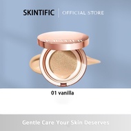 Skintific Cover All Perfect Cushion SPF35 PA++++ 11g | Krim BB, Kulit Sempurna, 01 Vanilla