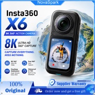 （Brand New）Insta360 - X6 8K Action Camera，8K50fps 360 Video, Waterproof to 20m (65ft),1-Inch Imaging